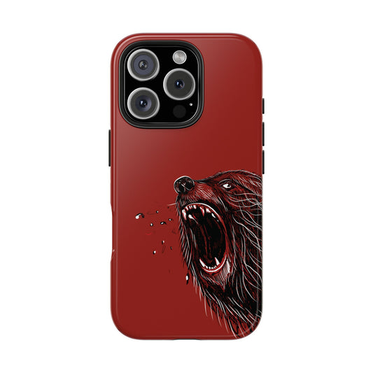 Roaring Bear Phone Case – Rugged Protection with Wild Style