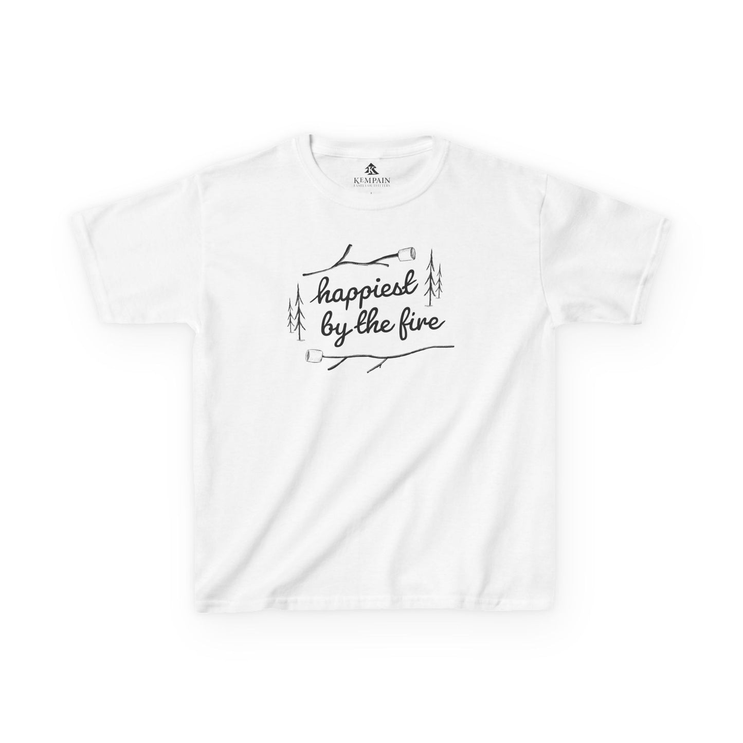 Kids' Happiest By the Fire T-Shirt