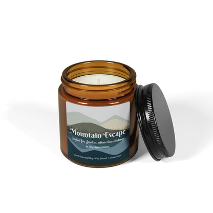 Soy Candle - Mountain Escape Personalized with Name - 2 sizes Available