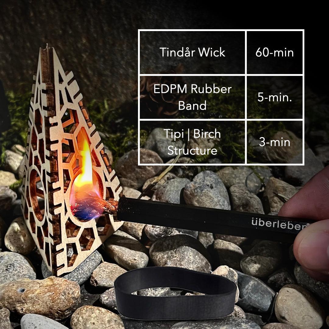 A complete fire kit; only 4oz. | Überleben® Fire Starter for by Überleben