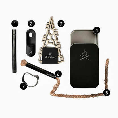A complete fire kit; only 4oz. | Überleben® Fire Starter for by Überleben