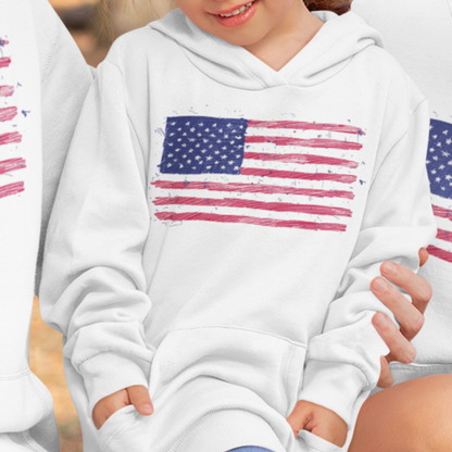 Toddler American Flag Hoodie