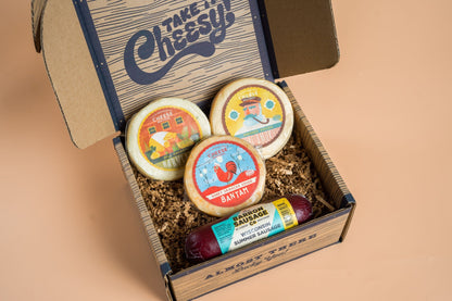Artisan Cheese & Summer Sausage(4-Pack) Gifts and Bundles by Cheese Brothers, Inc.
