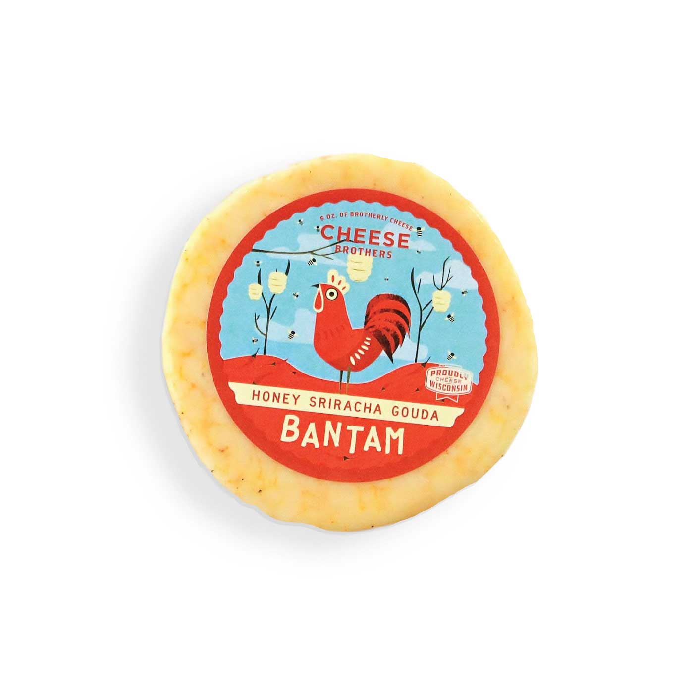 "Bantam" Honey Sriracha Gouda Gouda Cheese by Cheese Brothers, Inc.