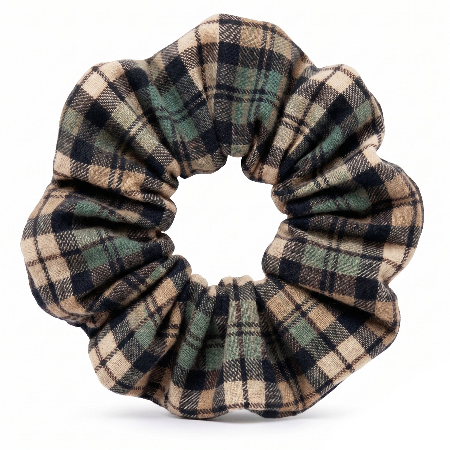 The Earth Flannel Scrunchie
