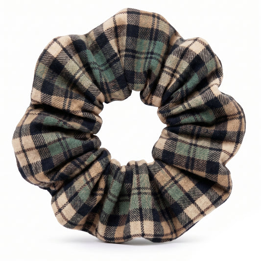 The Earth Flannel Scrunchie