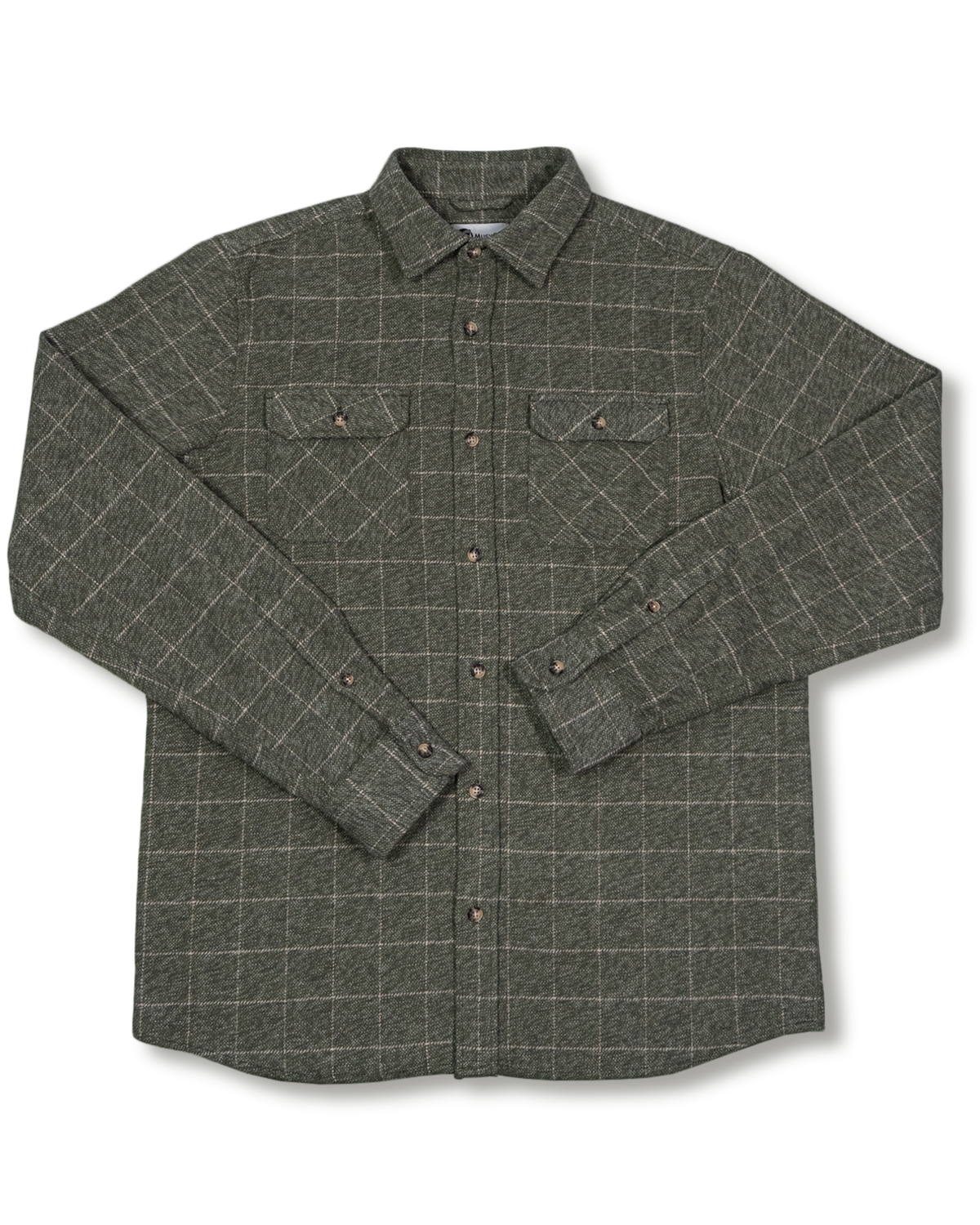 MuskOx Grand Flannel | 8.9oz Heavyweight | Moss Green