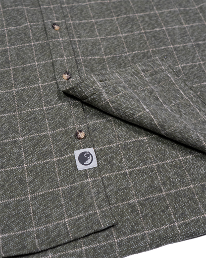 MuskOx Grand Flannel | 8.9oz Heavyweight | Moss Green