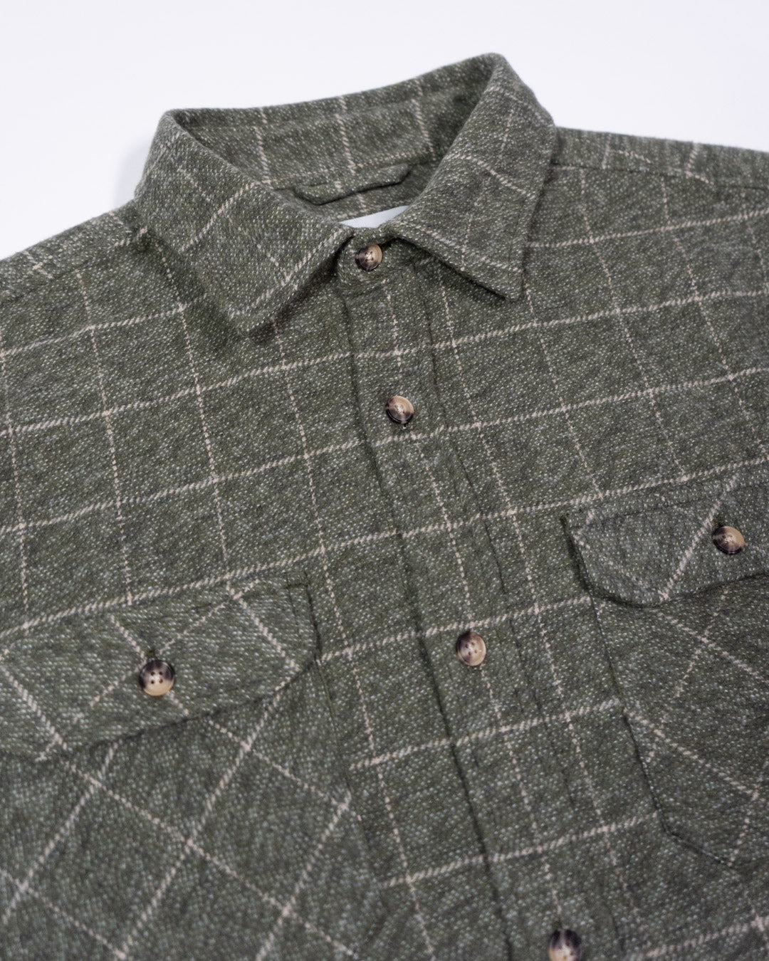 MuskOx Grand Flannel | 8.9oz Heavyweight | Moss Green