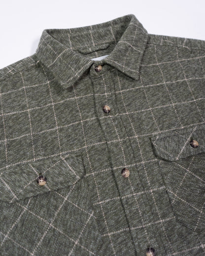 MuskOx Grand Flannel | 8.9oz Heavyweight | Moss Green