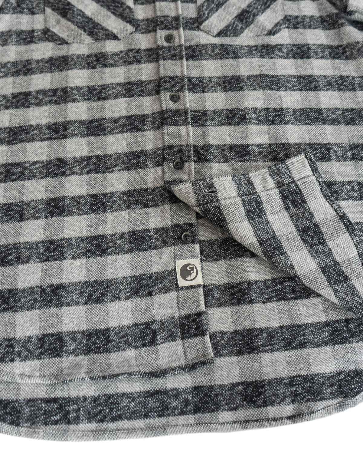 MuskOx Grand Flannel | 8.9oz Heavyweight | Charcoal Gingham