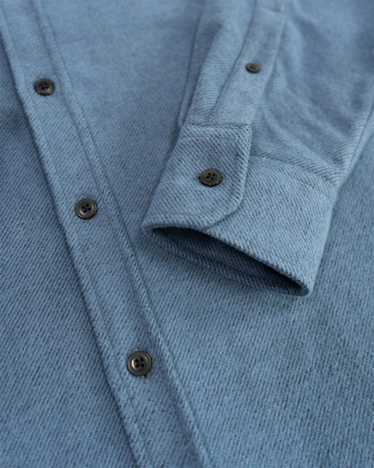 MuskOx Grand Flannel | 8.9oz Heavyweight Cotton | Lake Blue