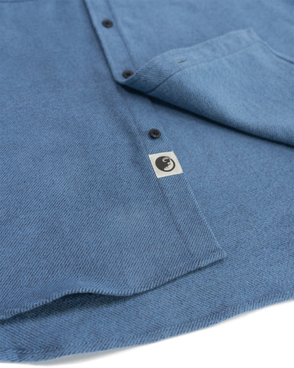 MuskOx Grand Flannel | 8.9oz Heavyweight Cotton | Lake Blue