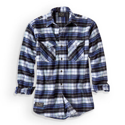 Men's Classic Campbell Blue Flannel | Vermont Flannel by The Vermont Flannel Company