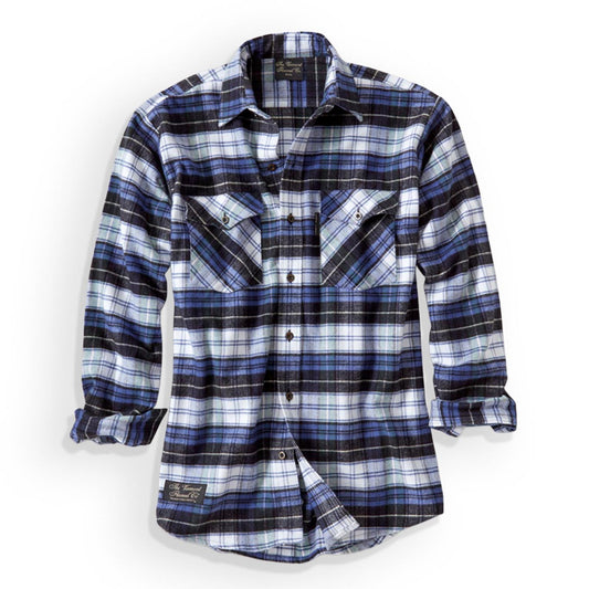 Men's Classic Campbell Blue Flannel | Vermont Flannel by The Vermont Flannel Company