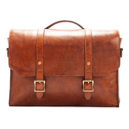 Heritage Leather Briefcase by Mission Mercantile Leather Goods