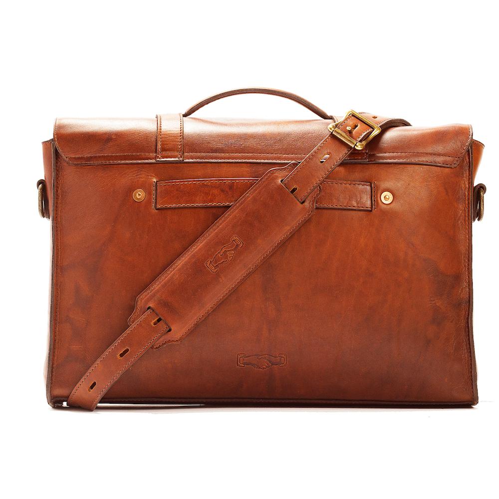 Heritage Leather Briefcase by Mission Mercantile Leather Goods