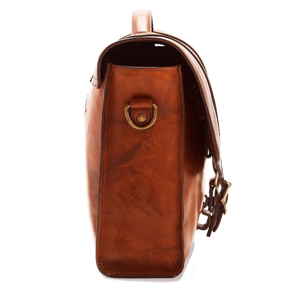 Heritage Leather Briefcase by Mission Mercantile Leather Goods