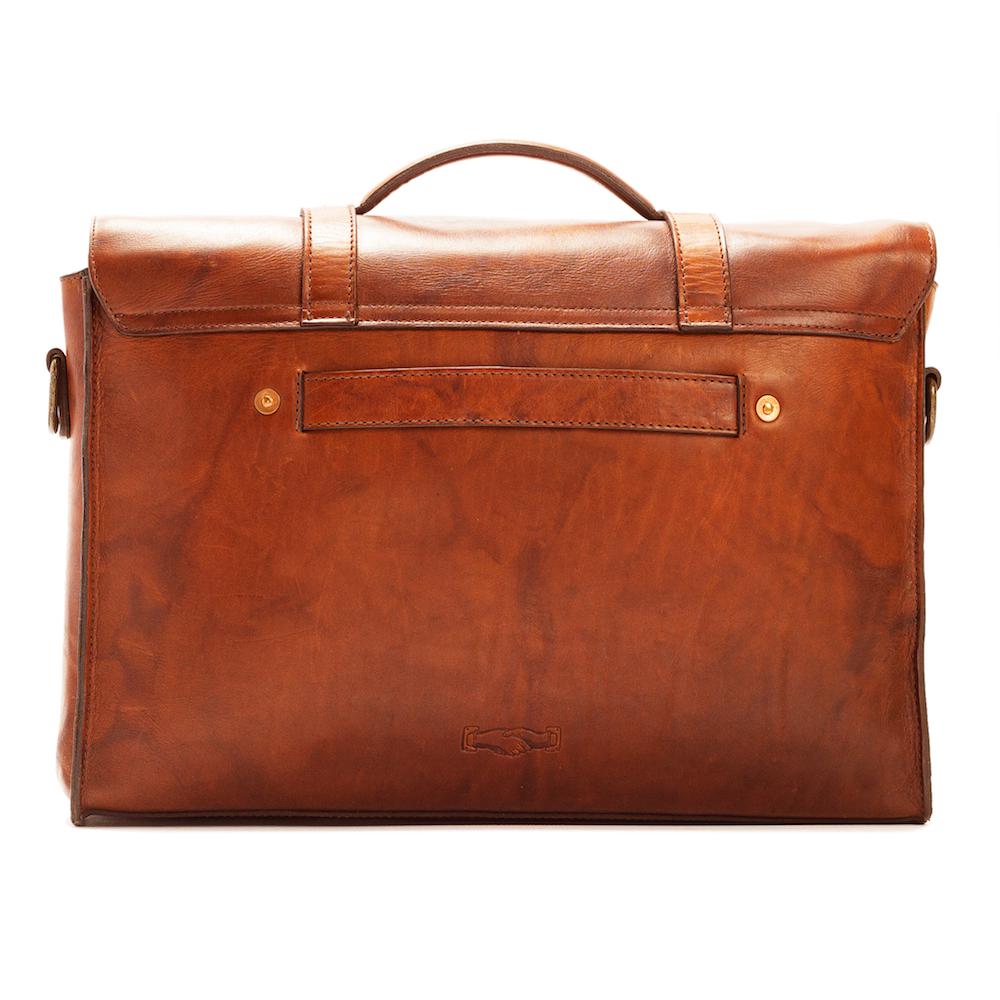 Heritage Leather Briefcase by Mission Mercantile Leather Goods