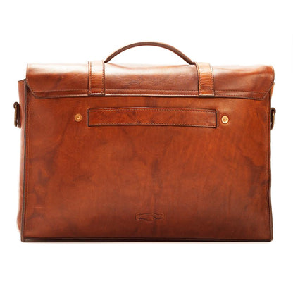 Heritage Leather Briefcase by Mission Mercantile Leather Goods