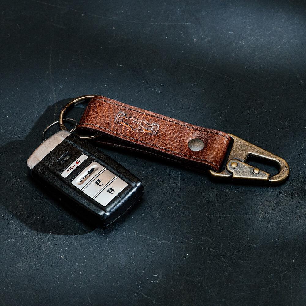 Campaign Leather Key Keeper Whiskey by Mission Mercantile Leather Goods