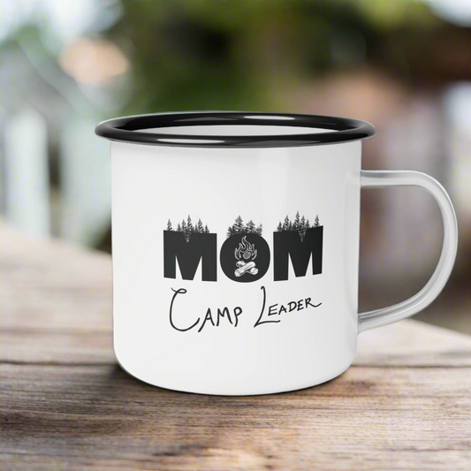 Mom Camp Leader — Enamel Camp Cup