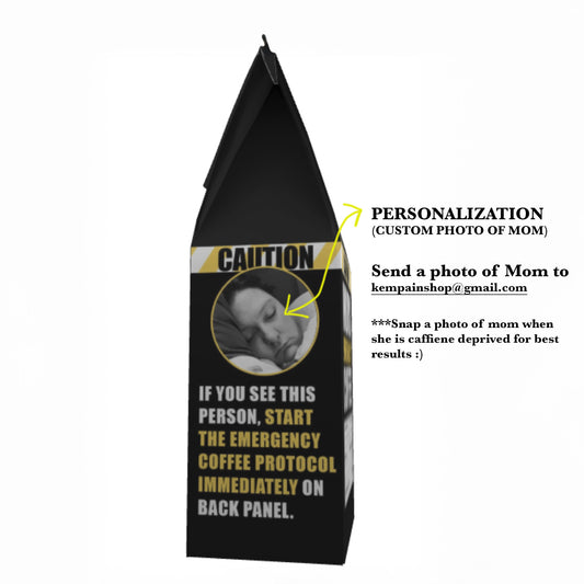 Mom's Emergency Coffee – Personalized Bold Blend for Coffee-Loving Moms | Funny Gift Idea