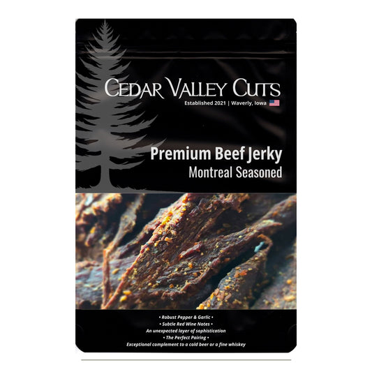 Montreal Seasoned Premium Beef Jerky Beef Jerky for by Cedar Valley Cuts
