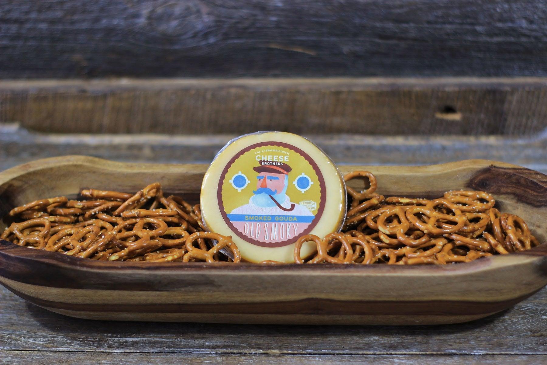 "Old Smoky" Smoked Gouda Gouda Cheese by Cheese Brothers, Inc.