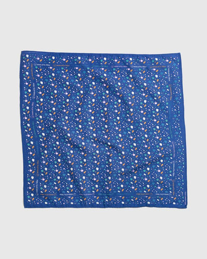 Lagoon Organic Cotton Bandana from United By Blue displayed on a white background.