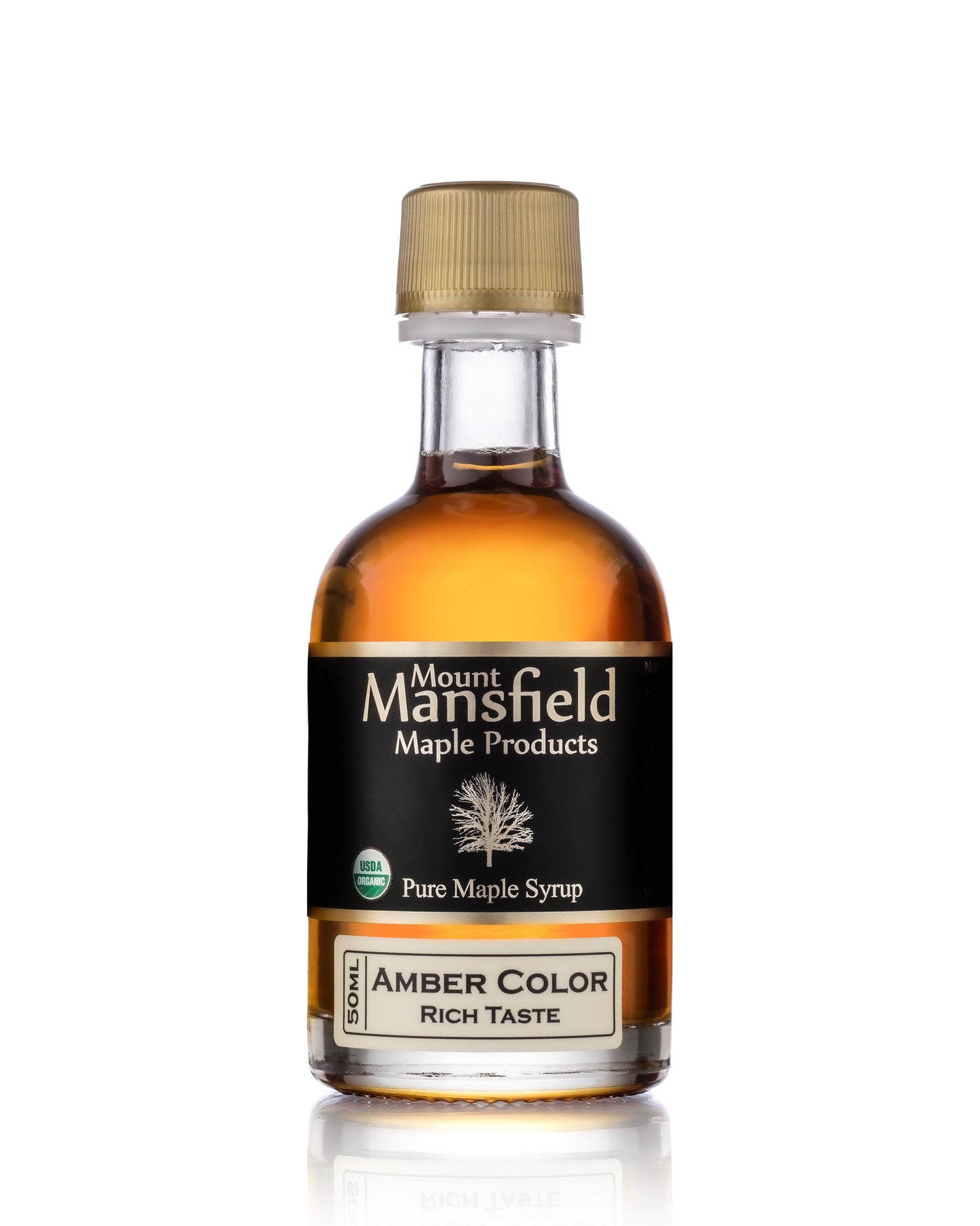 Organic Pure Vermont Maple Syrup | Glass Jug Maple Syrup for 50ml by Mount Mansfield Maple Products