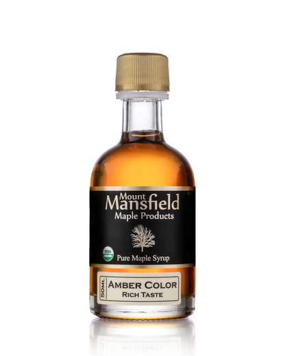 Organic Pure Vermont Maple Syrup | Glass Jug Maple Syrup for 50ml by Mount Mansfield Maple Products