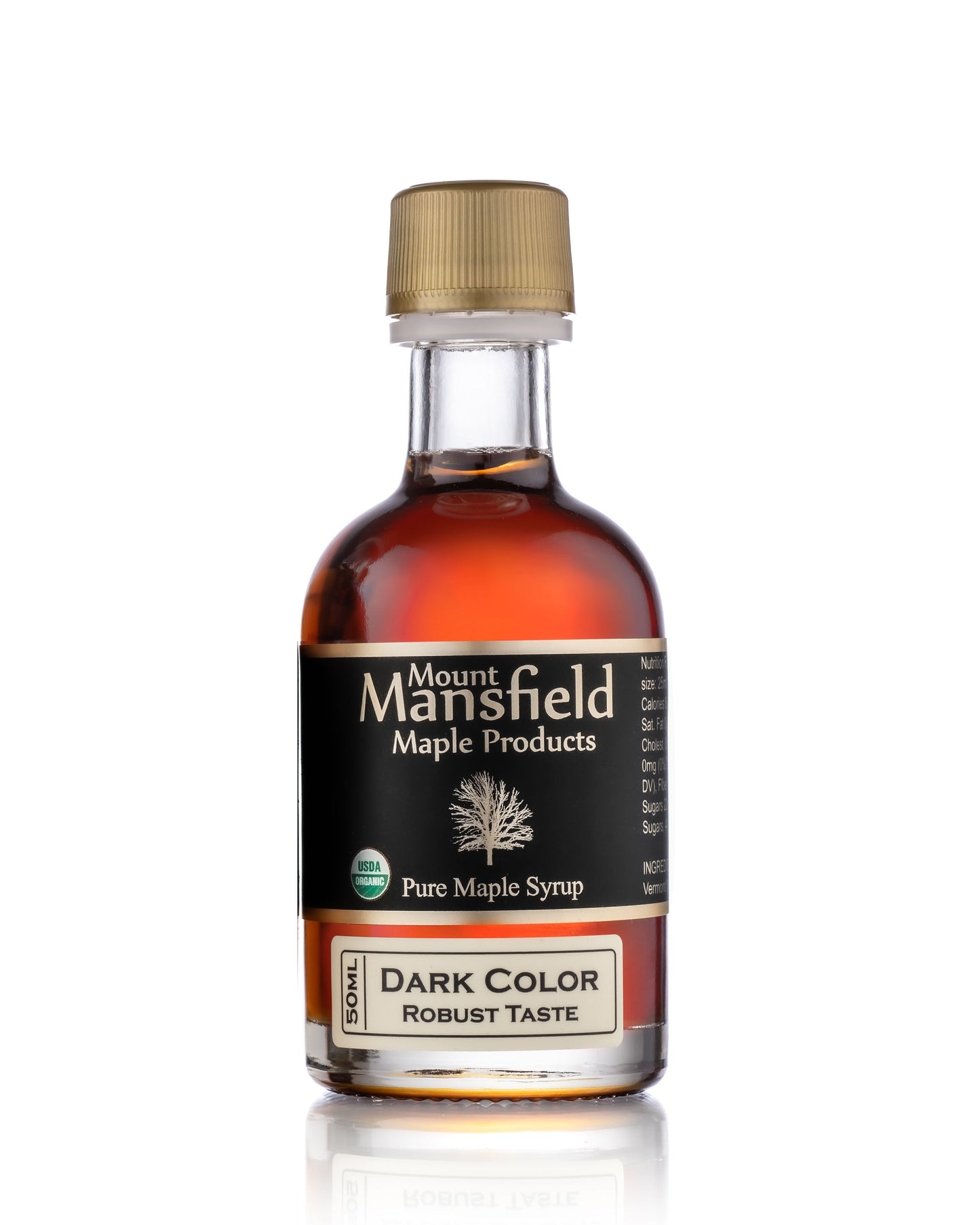 Organic Pure Vermont Maple Syrup | Glass Jug Maple Syrup for 50ml by Mount Mansfield Maple Products