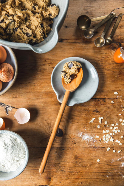 The Agrarian Spoon Rest | Wheel-Thrown Stoneware by Farmhouse Pottery