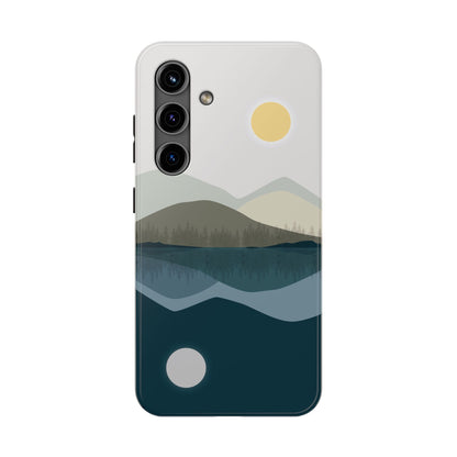 The Alpine Mirror Phone Case for Samsung Galaxy S24 by Kempain