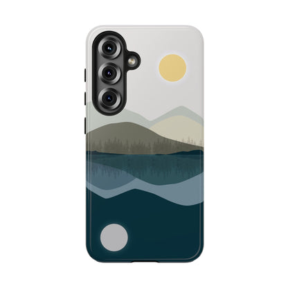 The Alpine Mirror Phone Case for Samsung Galaxy S25 by Kempain