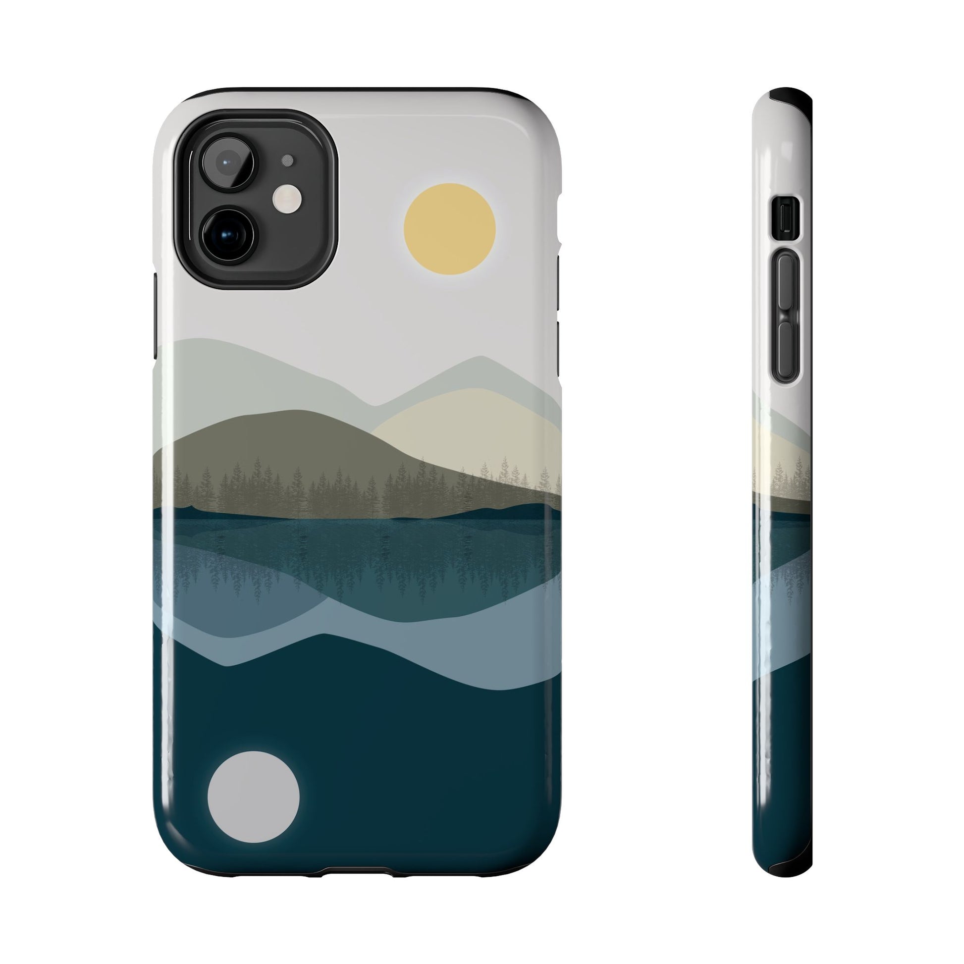 The Alpine Mirror Phone Case for iPhone 11 by Kempain