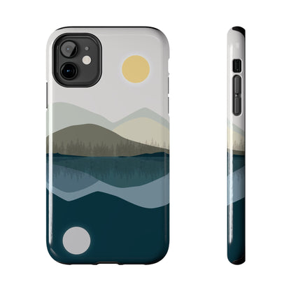 The Alpine Mirror Phone Case for iPhone 11 by Kempain