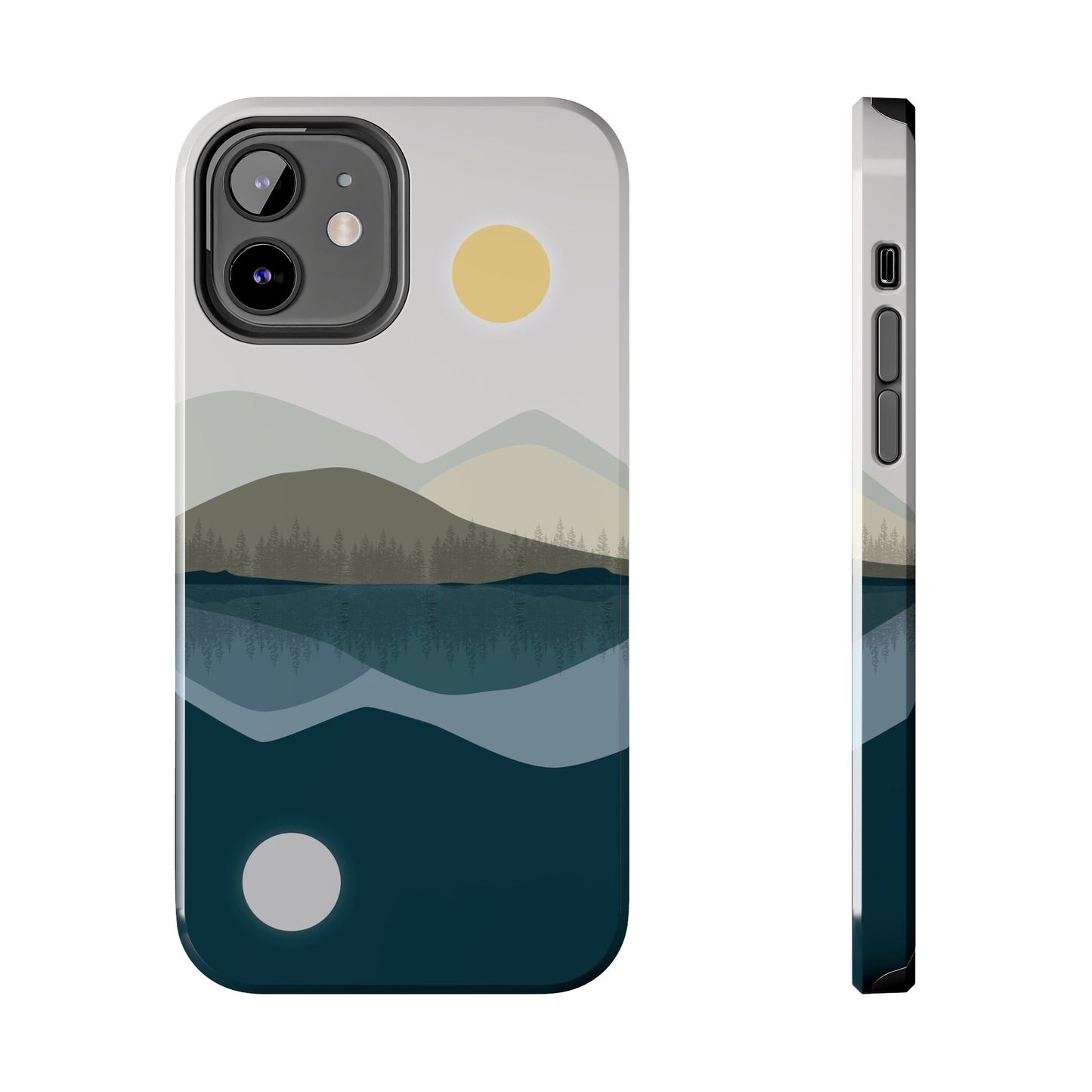 The Alpine Mirror Phone Case for iPhone 12 by Kempain