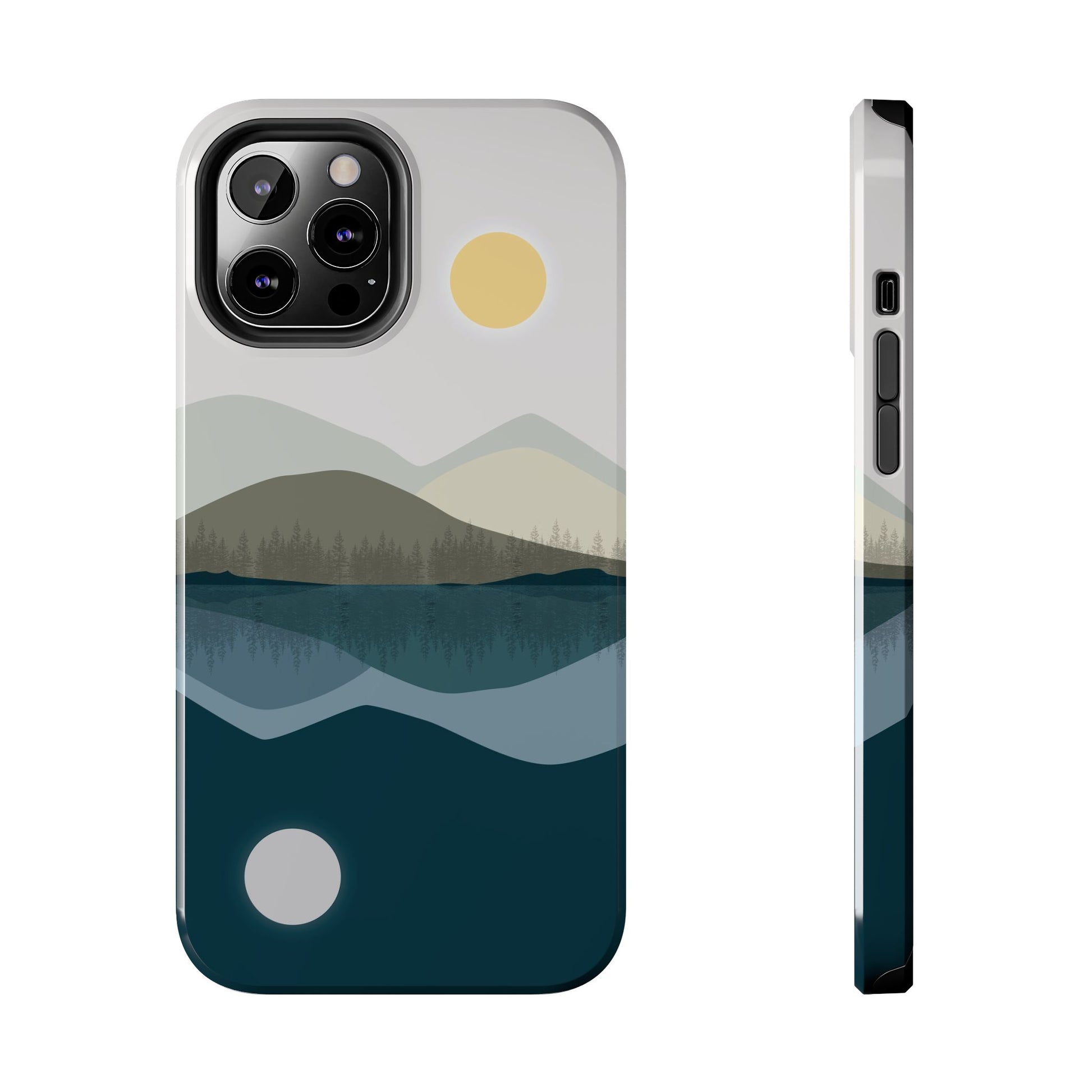 The Alpine Mirror Phone Case for iPhone 12 Pro Max by Kempain