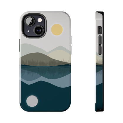 The Alpine Mirror Phone Case for iPhone 13 Mini by Kempain