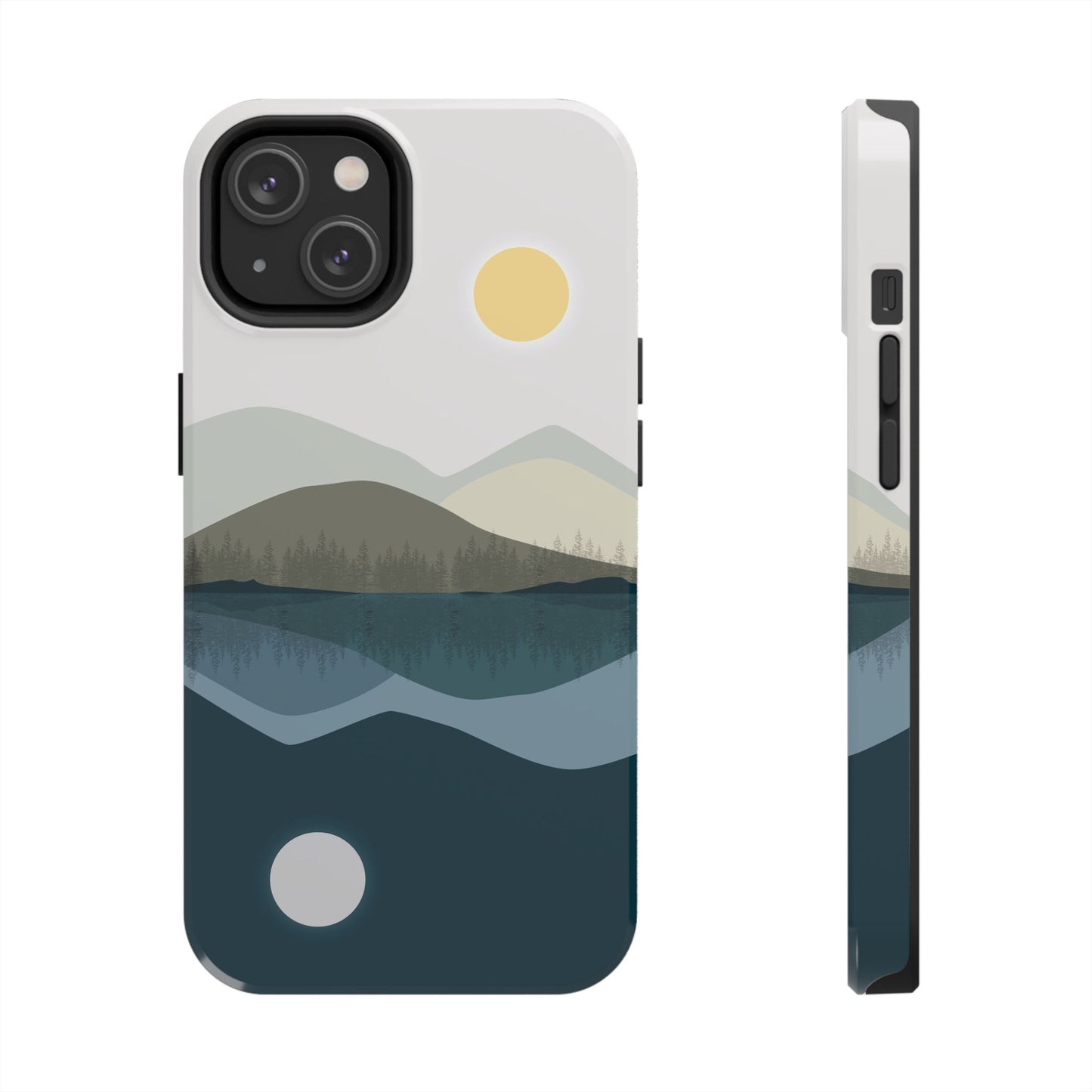 The Alpine Mirror Phone Case for iPhone 14 by Kempain
