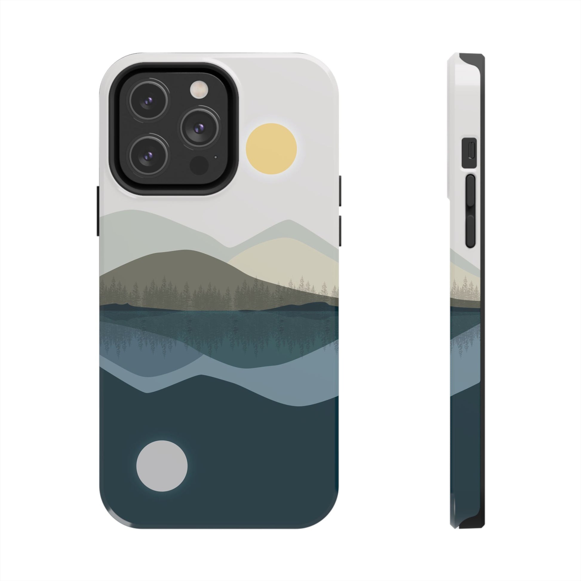 The Alpine Mirror Phone Case for iPhone 14 Pro Max by Kempain