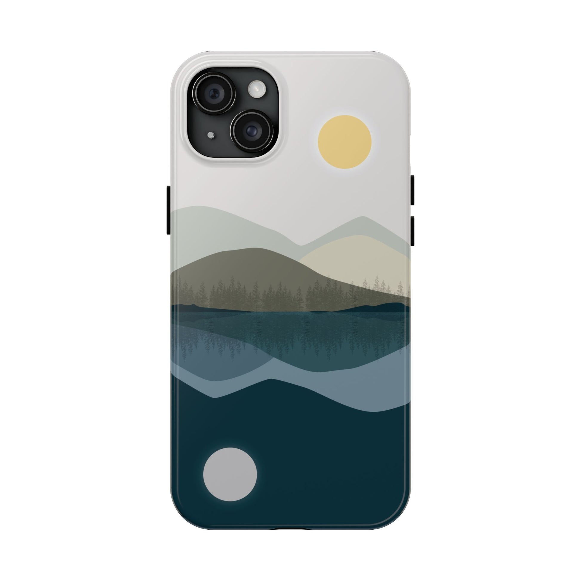 The Alpine Mirror Phone Case for iPhone 15 Plus by Kempain
