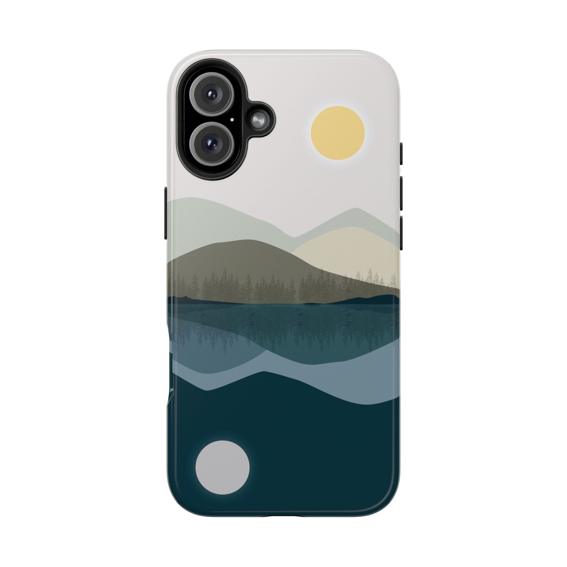 The Alpine Mirror Phone Case for iPhone 16 Plus by Kempain