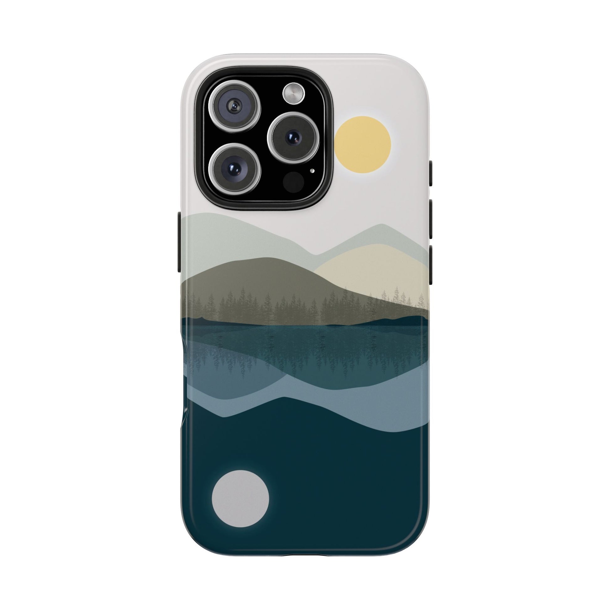 The Alpine Mirror Phone Case for iPhone 16 Pro by Kempain