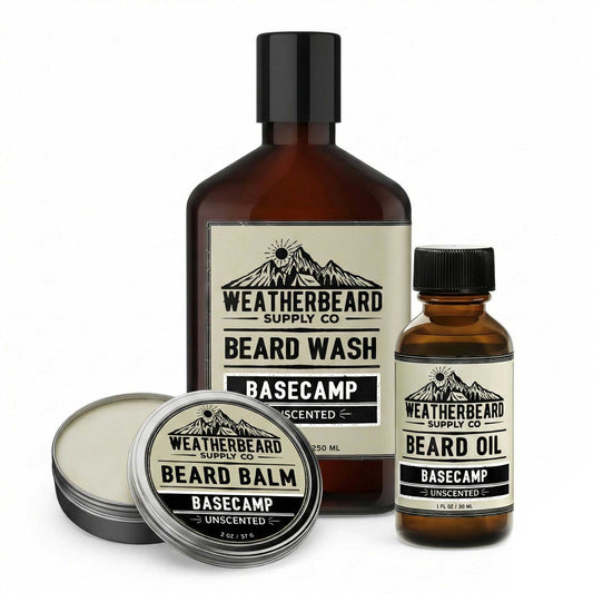 The Basecamp | Unscented Beard Starter Kit for by Weatherbeard Supply Co.