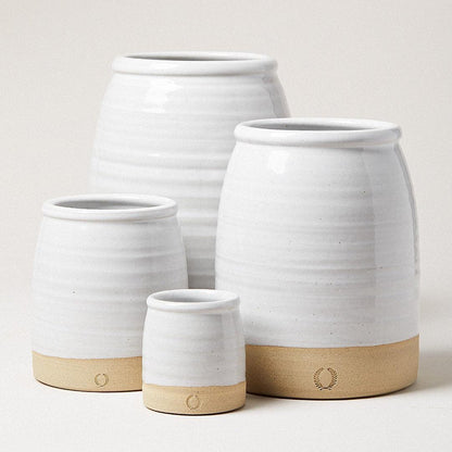 The Beehive Crock | Wheel-Thrown Stoneware by Farmhouse Pottery