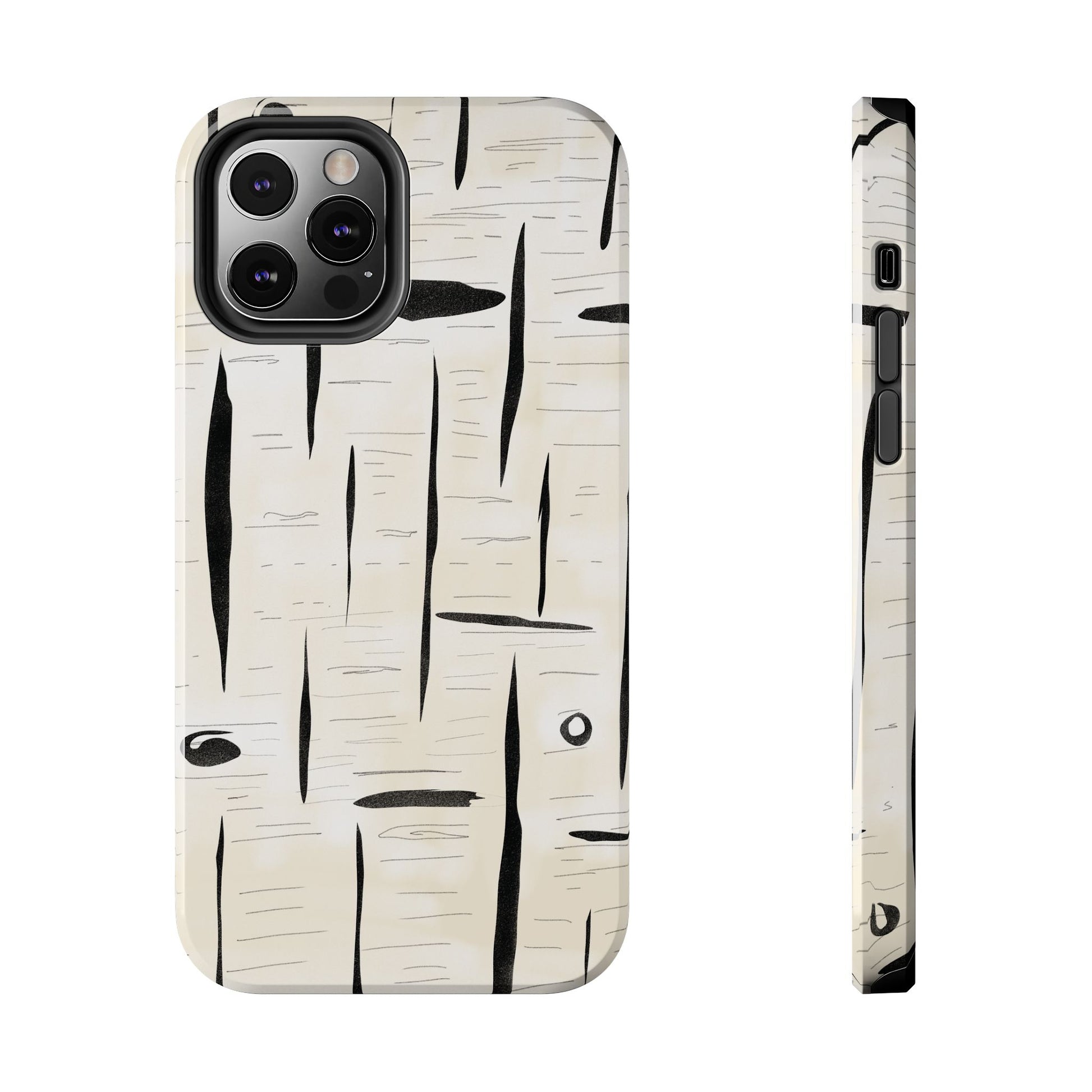 The Birch Study for Phone Case by Kempain-iPhone 12 Pro-