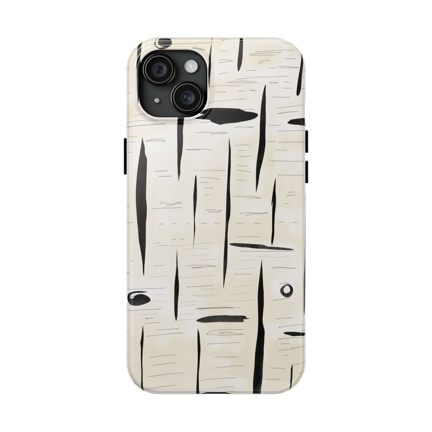 The Birch Study for Phone Case by Kempain-iPhone 15 Plus-
